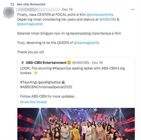 chinita twitter|Kim Chiu Reacts To Fans' Comments On Her Status .